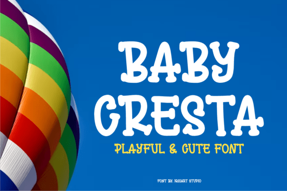 Baby Cresta: A Playful Display Font for Editorial Design