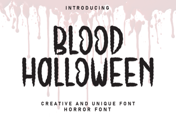 Boost Your Brand with Blood Halloween Font