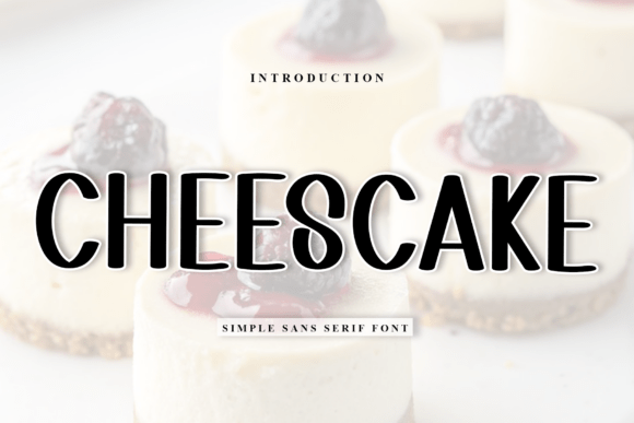 Cheescake: A Festive Font for Branding Magic