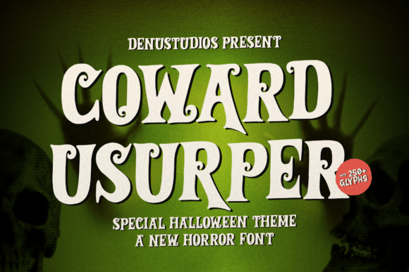 Coward Usurper Display Font for Web Designers Who Demand Dramatic Digital Presence
