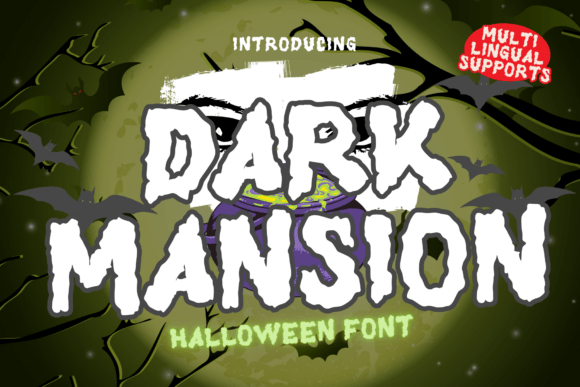 Dark Mansion: A Playful Display Font for Bold Branding