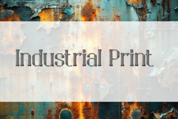 Industrial Print: The Font That Speaks Volume in Campaign Design