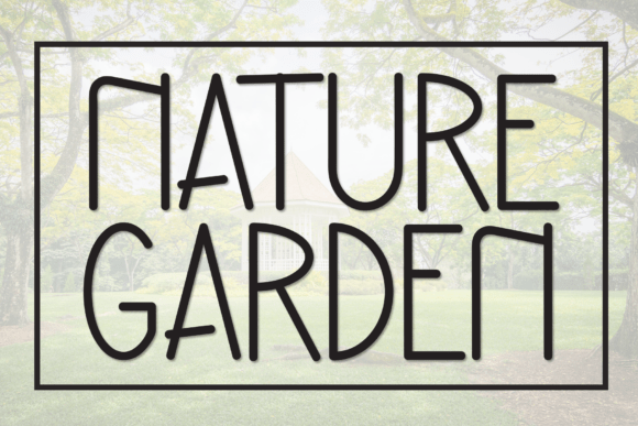 Nature Garden: A Font That Breathes Life into Your Craft