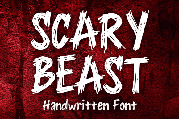 Scary Beast: A Bold Display Font for Editorial Impact