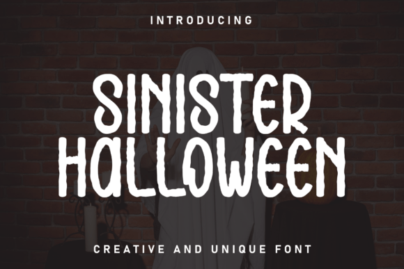 Sinister Halloween: A Font That Speaks with Character
