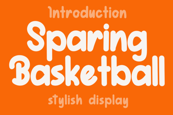 Sparing Basketball: A Handwritten Font for Editorial Creativity