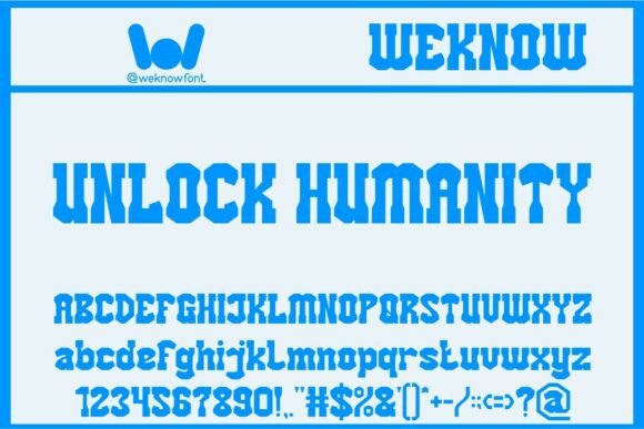 Unlock Humanity Display Font: A Crafters’ Essential for Beauty and Function